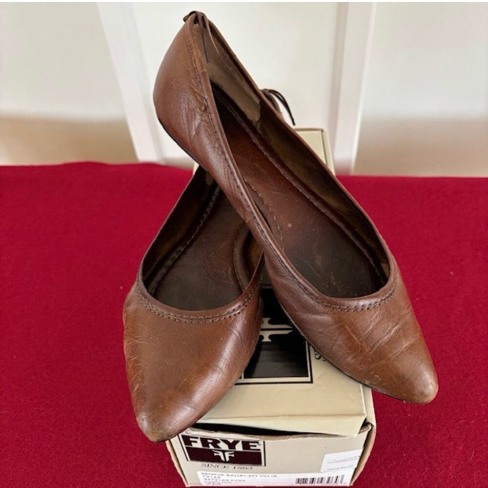 Frye Women's Classic Brown Leather Loafers